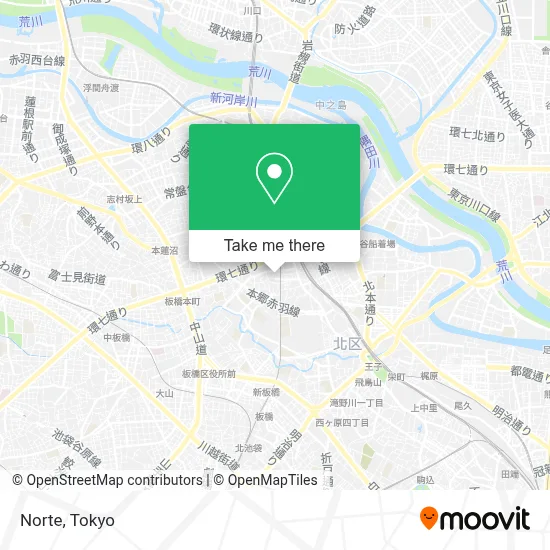Norte map