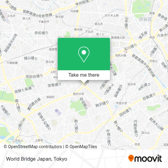 World Bridge Japan map