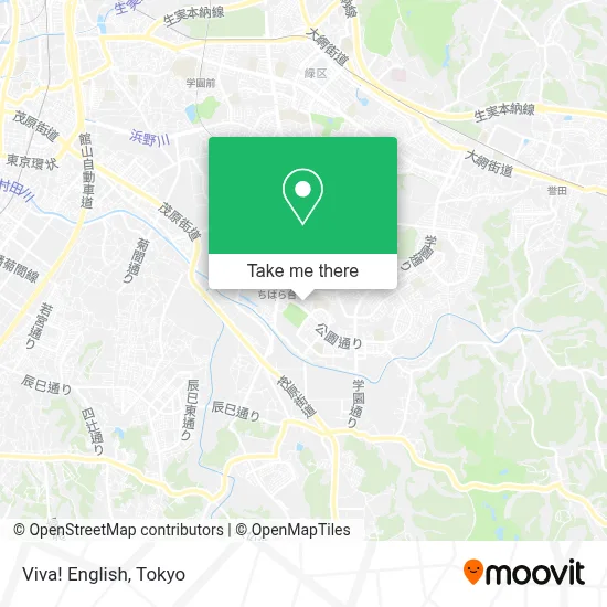 Viva! English map