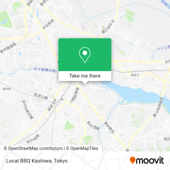 Local BBQ Kashiwa map