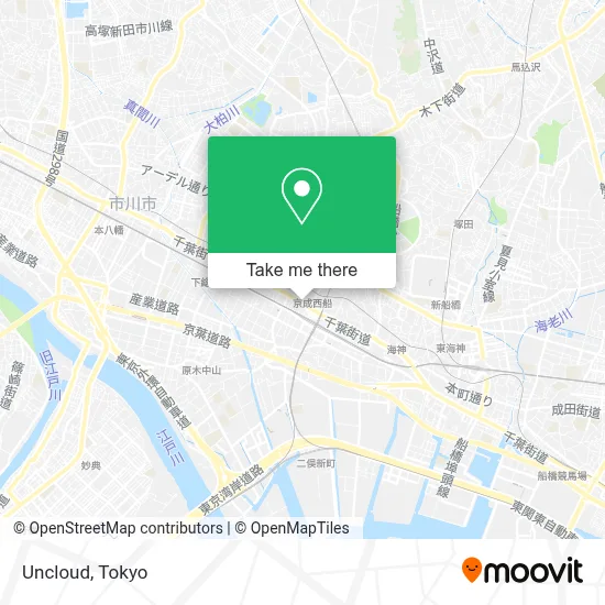 Uncloud map