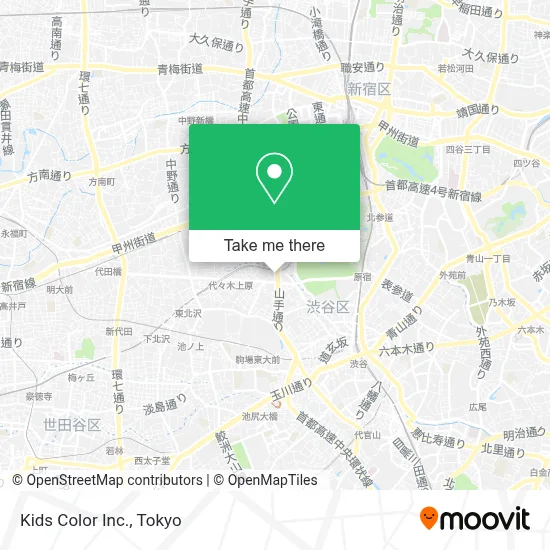 Kids Color Inc. map