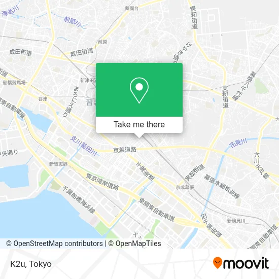 K2u map