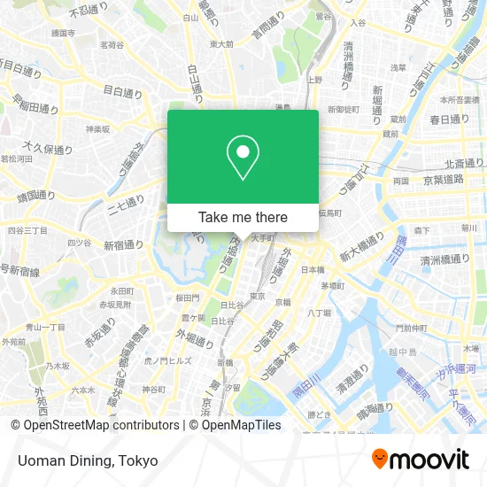 Uoman Dining map