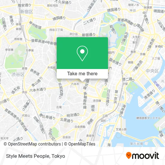 Style Meets People map