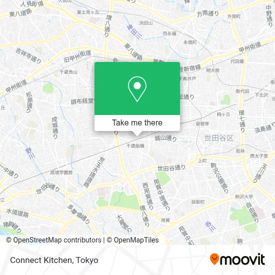 Connect Kitchen map