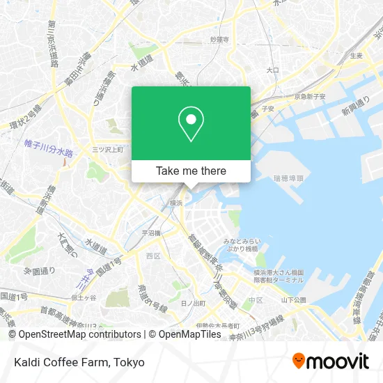 Kaldi Coffee Farm map