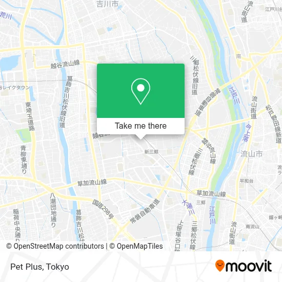 Pet Plus map
