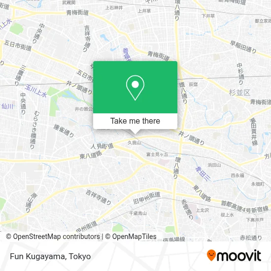 Fun Kugayama map