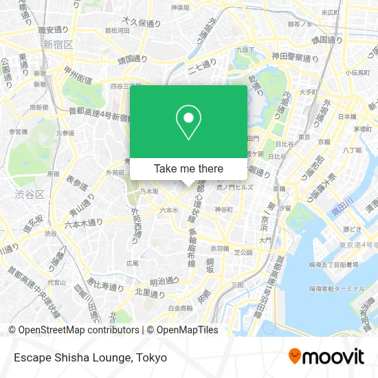 Escape Shisha Lounge map