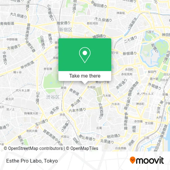 Esthe Pro Labo map