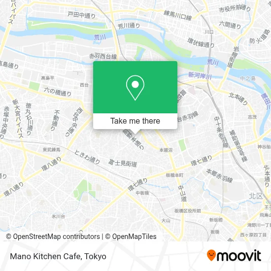 Mano Kitchen Cafe map