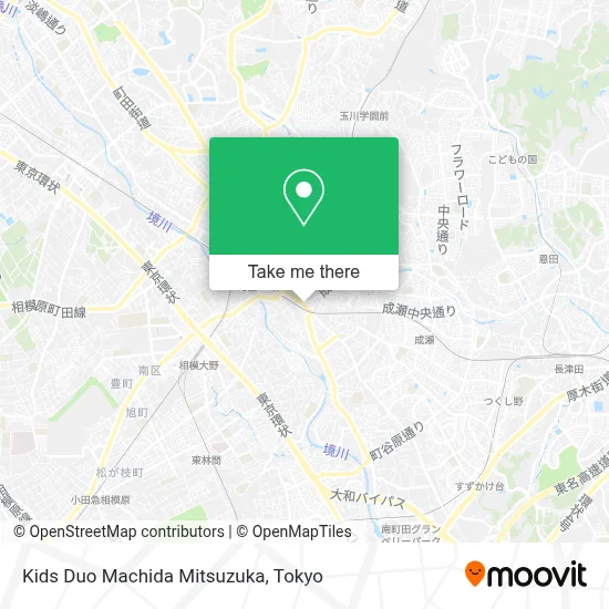 Kids Duo Machida Mitsuzuka map