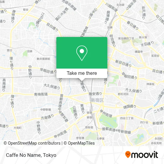 Caffe No Name map