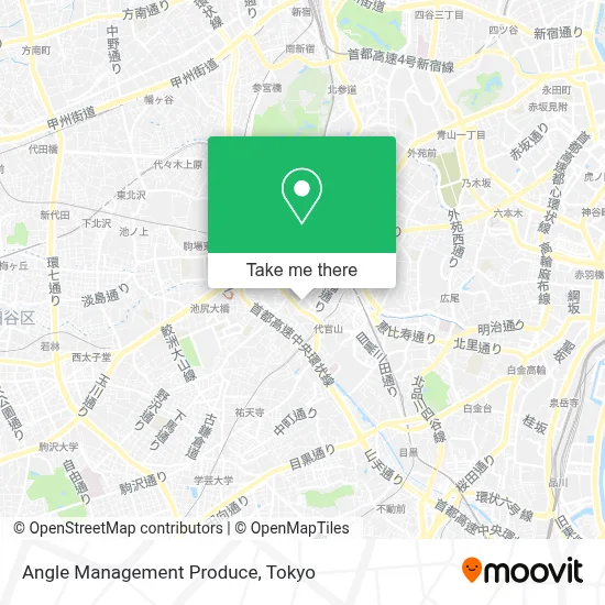 Angle Management Produce map