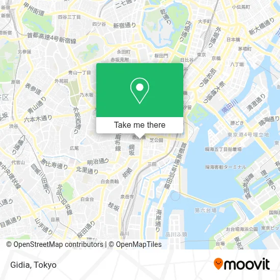 Gidia map