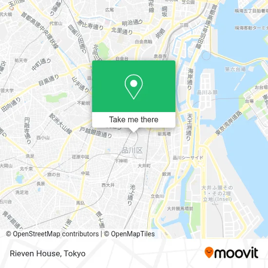 Rieven House map