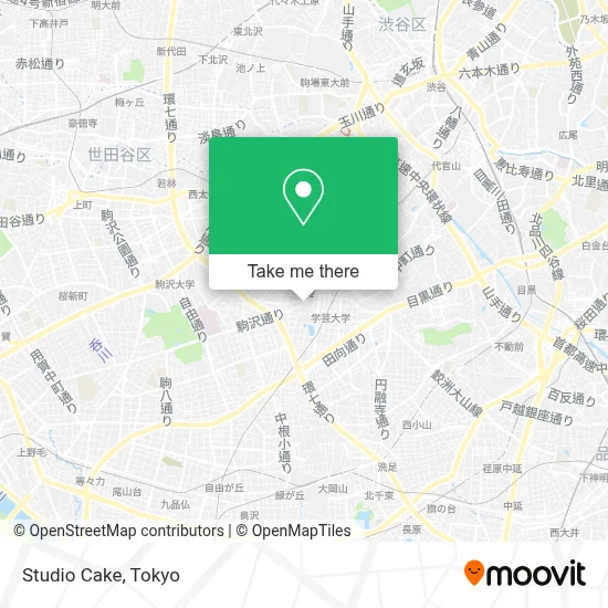 Studio Cake map