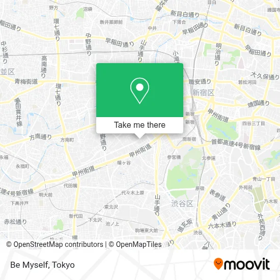 Be Myself map
