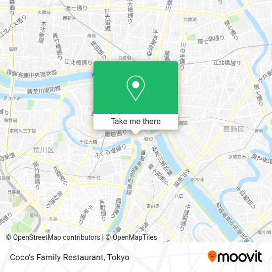 Coco's Family Restaurant map