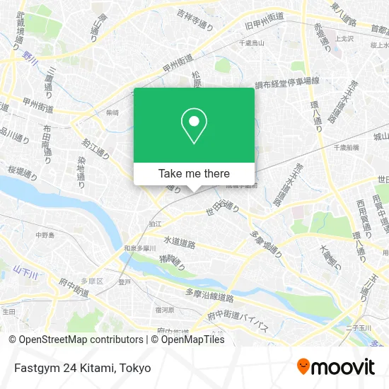Fastgym 24 Kitami map