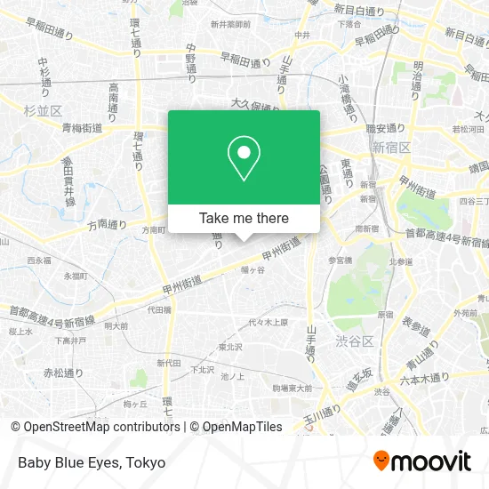 Baby Blue Eyes map