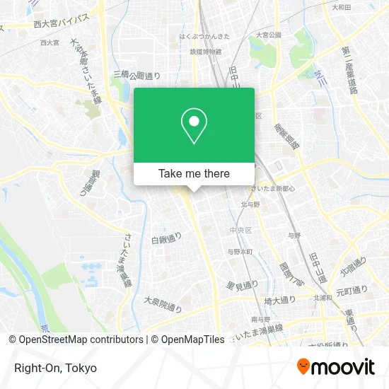 Right-On map