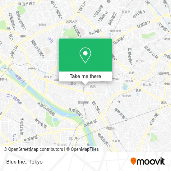 Blue Inc. map