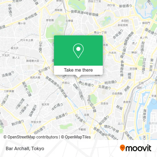 Bar Archall map
