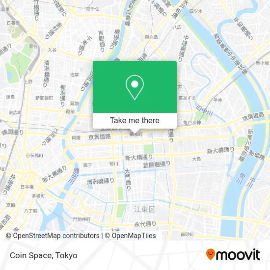 Coin Space map