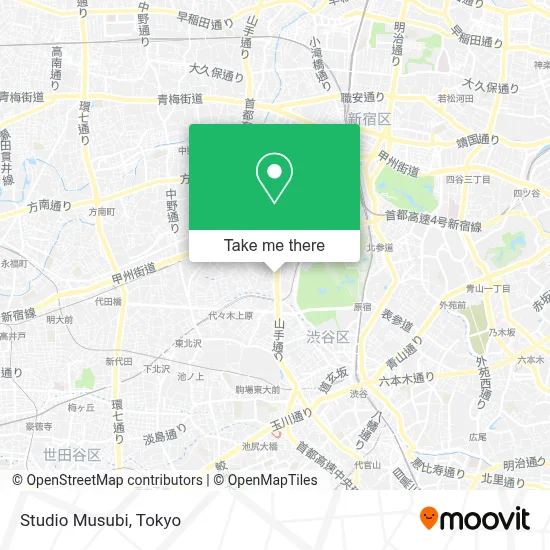 Studio Musubi map