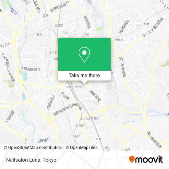 Nailsalon Luca map