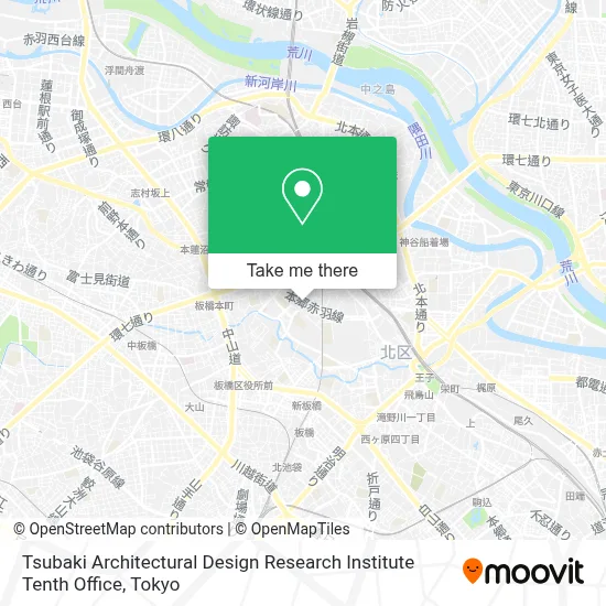 Tsubaki Architectural Design Research Institute Tenth Office map