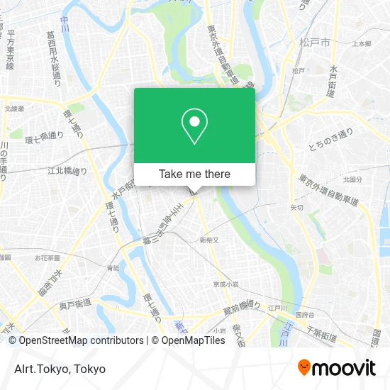 Alrt.Tokyo map
