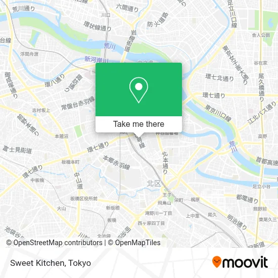 Sweet Kitchen map