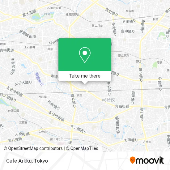 Cafe Arkku map