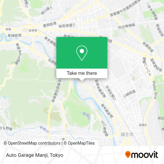 Auto Garage Manji map