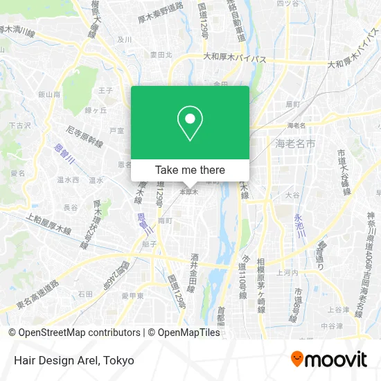 Hair Design Arel map