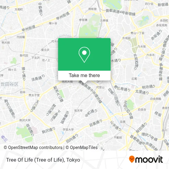 Tree Of Life (Tree of Life) map