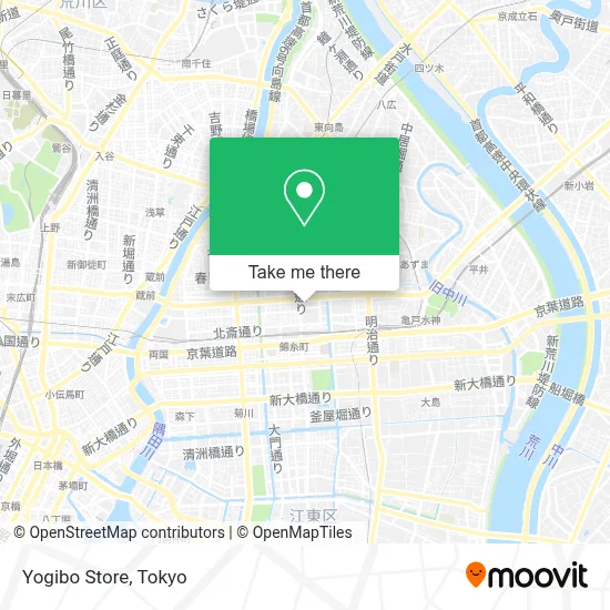 Yogibo Store map
