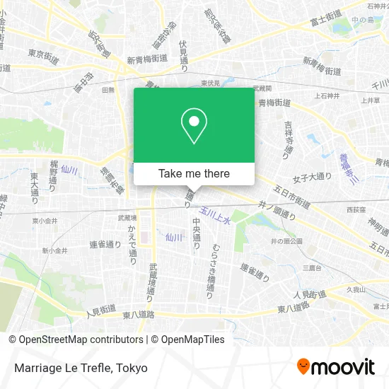 Marriage Le Trefle map