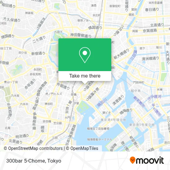 300bar 5-Chome map