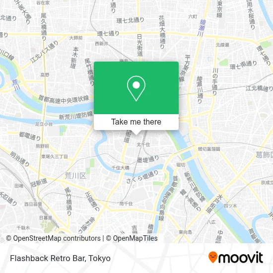 Flashback Retro Bar map