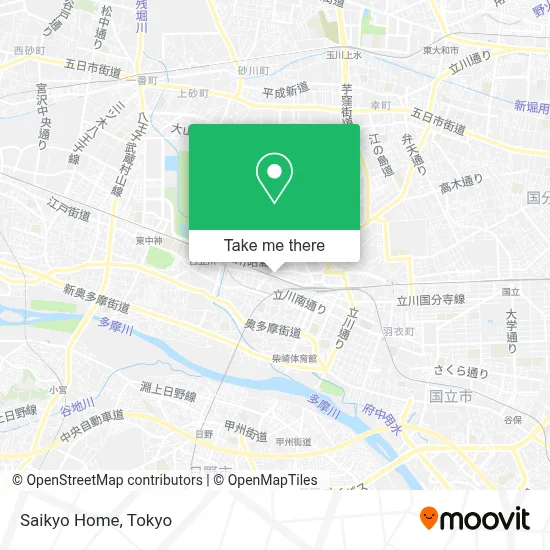 Saikyo Home map