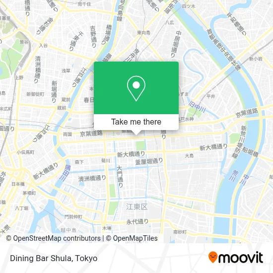 Dining Bar Shula map