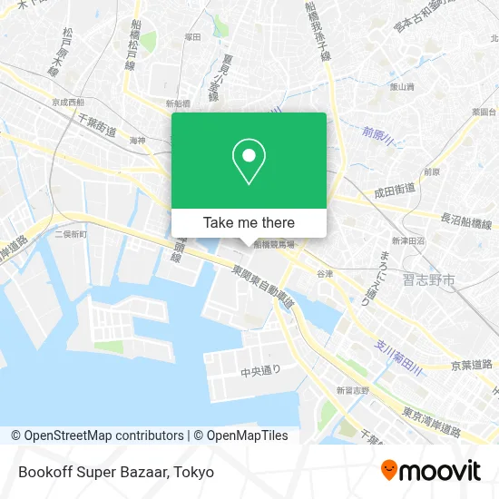 Bookoff Super Bazaar map