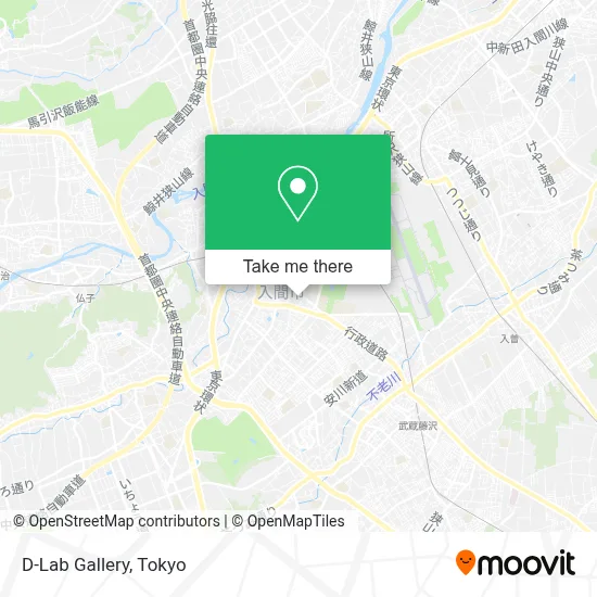 D-Lab Gallery map