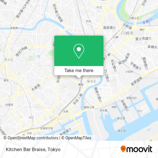 Kitchen Bar Braise map