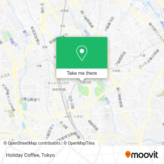 Holiday Coffee map