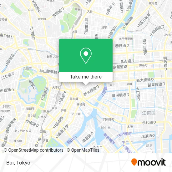Bar map